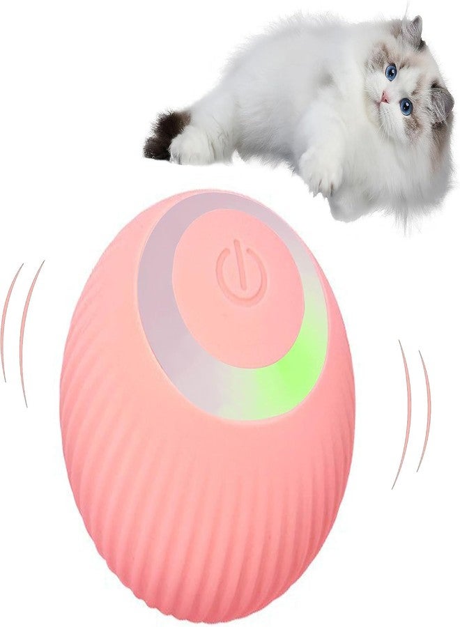 GION 360° Cat Toys Ball with LED Lights, Pet Toy, Automatic Moving Rolling Teaser Ball for Indoor Cats, Silicone Cat Toy, Gifts (1Pcs) - Image 1